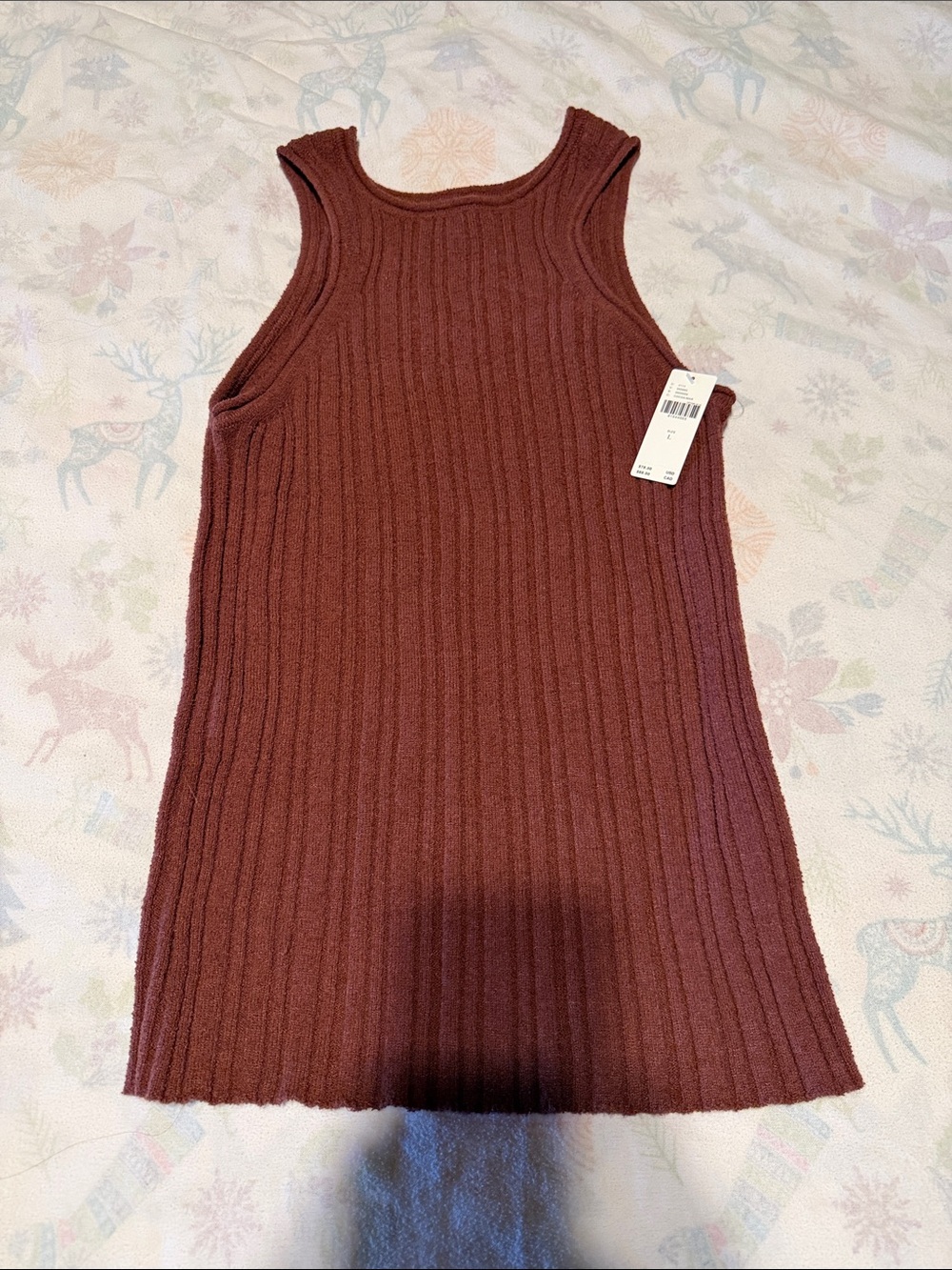 Anthropologie Sweater Tank NWT L
